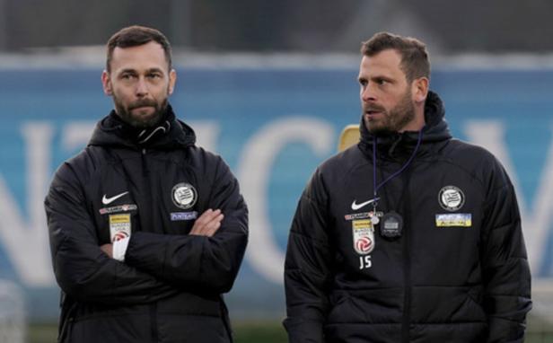 Erstes Training: Michael Madl und Jürgen Säumel