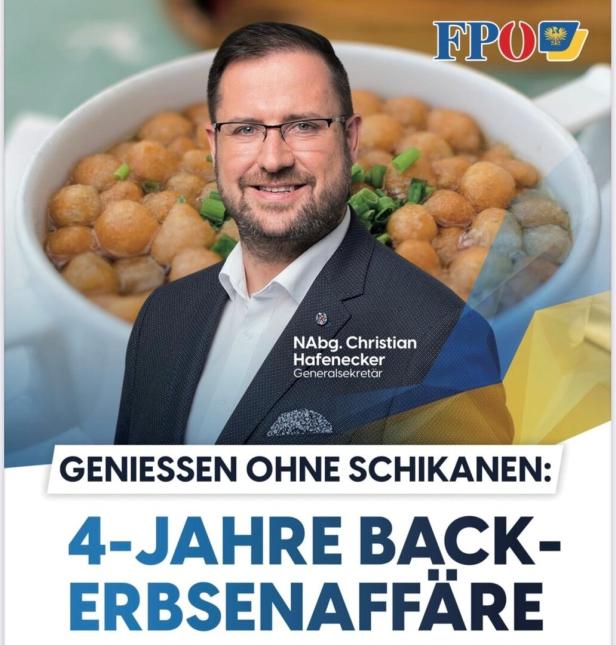 "Backerbsen-Affäre": Warum eine FPÖ-Party die ÖVP toben lässt