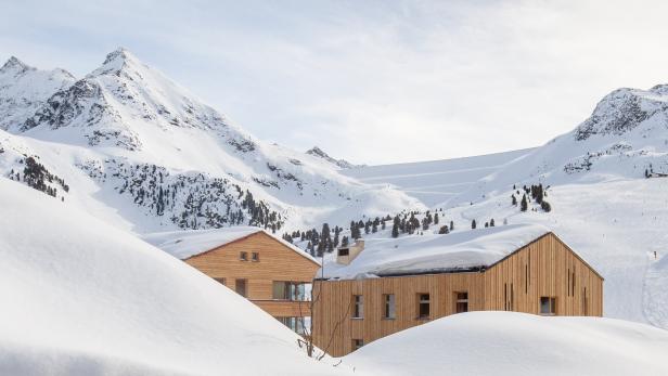 Drei-Seen-Hütte im Skigebiet