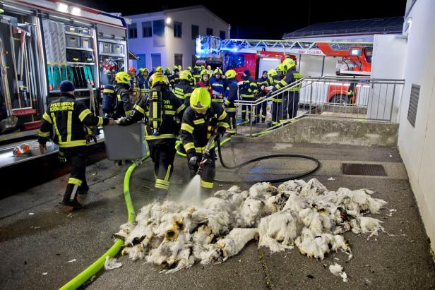 Großbrand forderte mehr als 100 Einsatzkräfte in Niederösterreich