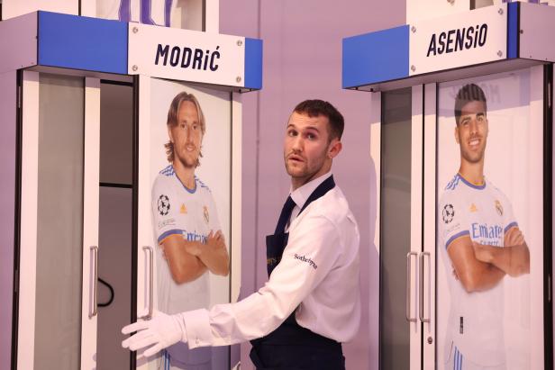 Bei Sotheby's in London wurden die Spinde von Real Madrid versteigert. Der Bestseller: Luca Modric.