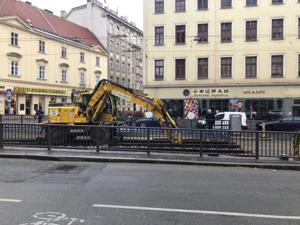 Wiedner Hauptstraße: Alles wieder auf Schiene