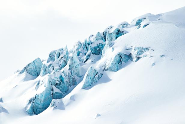 Feegletscher oberhalb von Saas-Fee in den Walliser Alpen