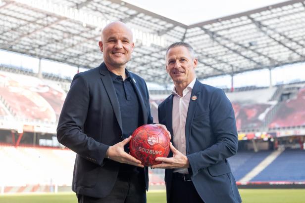 FUSSBALL: RED BULL SALZBURG: VORSTELLUNG DES NEUEN GESCHÄFTSFÜHRERS SPORT: SCHRÖDER/REITER