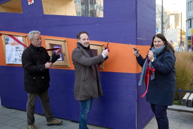 Stadtentwicklung Muthgasse in Döbling: Infopoint eröffnet, um Bürger einzubinden