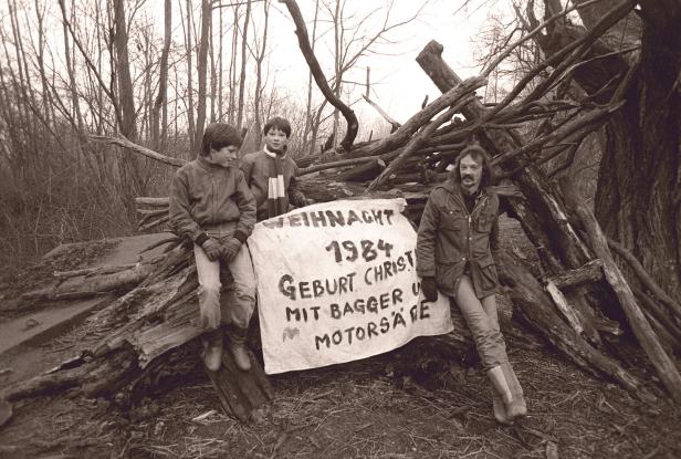 Als die Punks zur Au-Besetzung nach Hainburg kamen