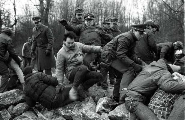 Als die Punks zur Au-Besetzung nach Hainburg kamen