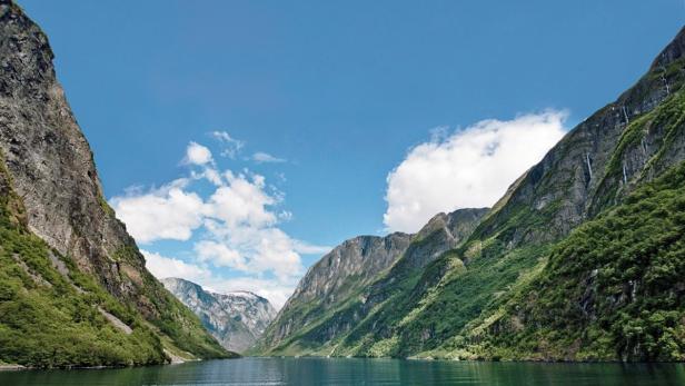 Ein Fjord in Norwegen