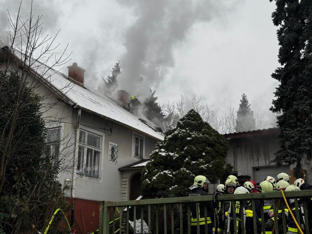 NÖ: Sieben Feuerwehren kämpfen derzeit gegen Großbrand an