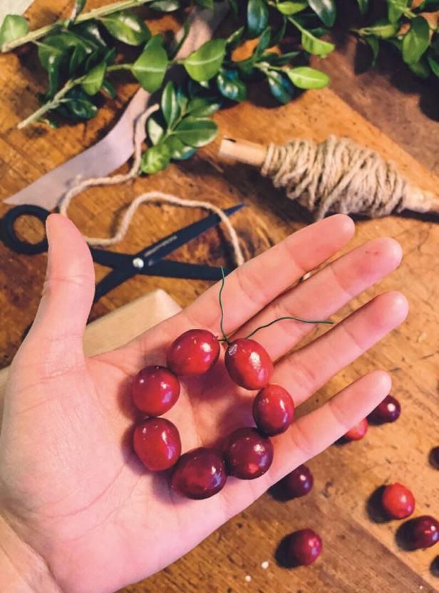 Geschenke dekorieren aus Naturmaterialien