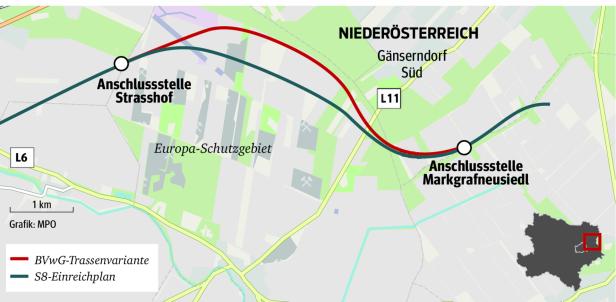 Marchfeld Schnellstraße S8: Auf der Suche nach Alternativen