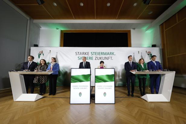 Regierungsitglieder in der Steiermark