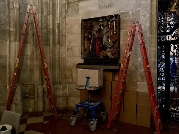 Von Krippen und Wolfssegen: Weihnachtsvorbereitungen im Stephansdom