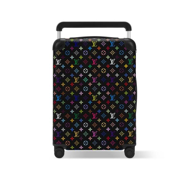 Ein „Louis Vuitton Horizon“-Koffer mit mehrfarbigem Monogramm-Muster.