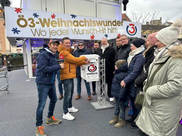 Ö3-Weihnachtswunder: Finale in Wr. Neustadt mit 3,7 Millionen Euro