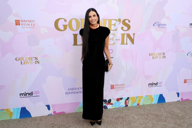 Demi Moore bei „Goldie's Love-In“, einer Veranstaltung der Goldie Hawn Foundation.