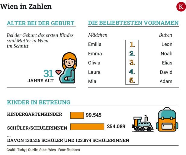 Details aus der Statistik: Wie tickt Wien?