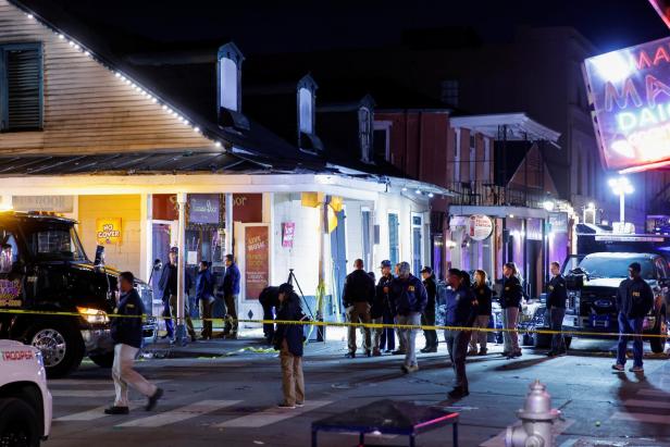 Driver crashes into crowd celebrating New Year's Day in New Orleans