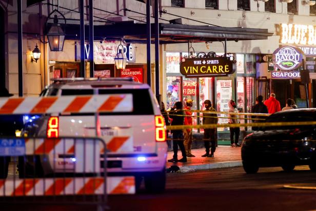 Driver crashes into crowd celebrating New Year's Day in New Orleans