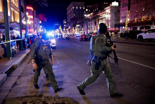 Driver crashes into crowd celebrating New Year's Day in New Orleans