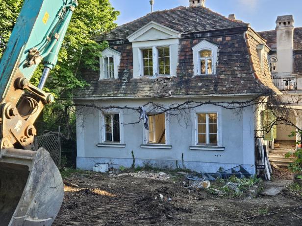 Demoliert hinter Grinzing am Berg: Nachruf auf eine Künstler-Villa