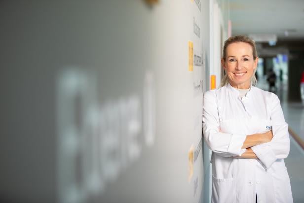 Sonja-Maria Tesar Die Neurologin Sonja-Maria Tesar im Landeskrankenhaus Klagenfurt.