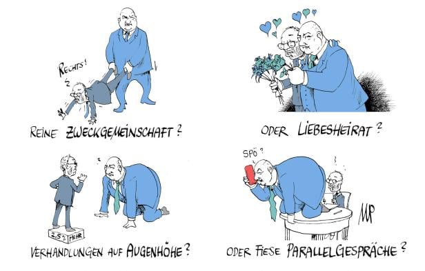 Koalitionsfragen Heavy Metall-gewerkschafter