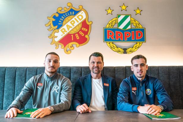Rapid: Vorfreude auf WAC und Vorarbeit für das Duett der Seidl-Brüder