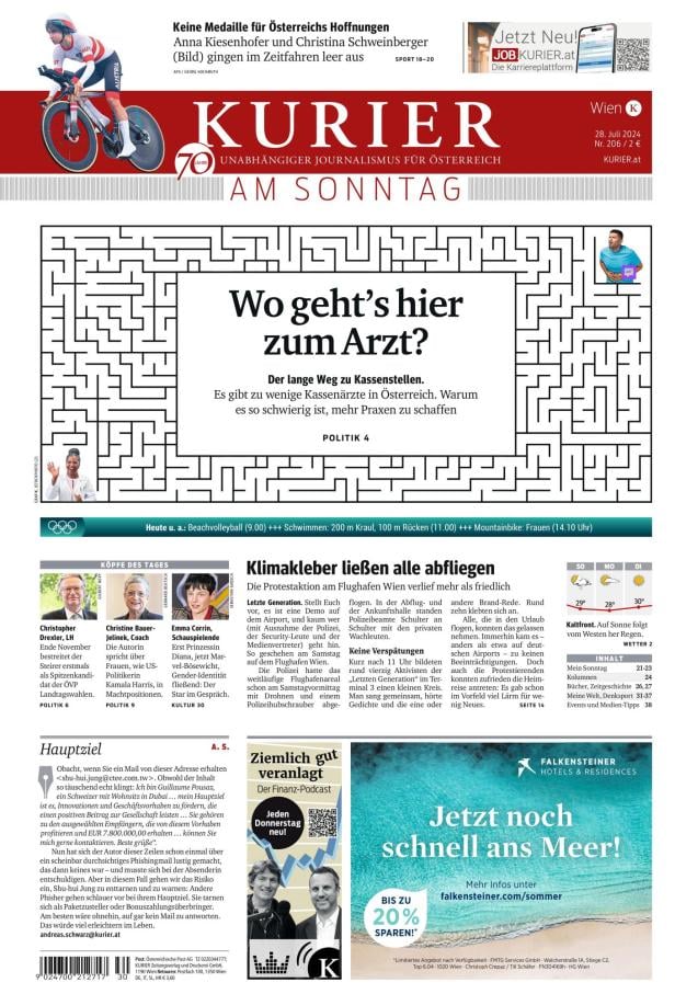KURIER räumt beim European Newspaper Award ab