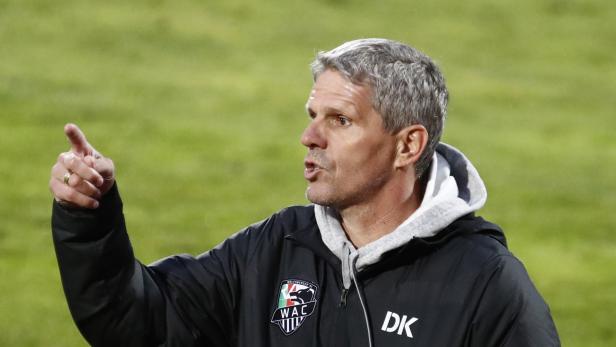 WAC-Coach Kühbauer hofft auf eine weitere Überraschung WAC-Coach Kühbauer hofft auf eine weitere Überraschung