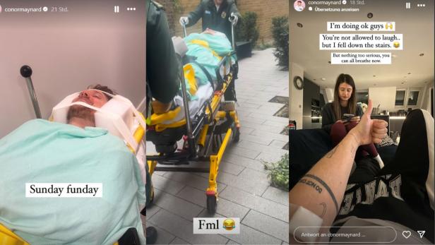 Sänger Conor Maynard (32) nach schwerem Sturz im Krankenhaus