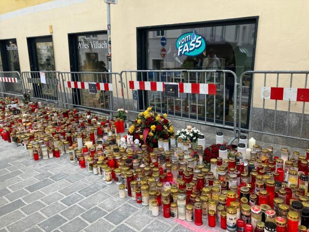 Trauermarsch in Villach: "Dunkelheit und Finsternis brachen über uns herein"