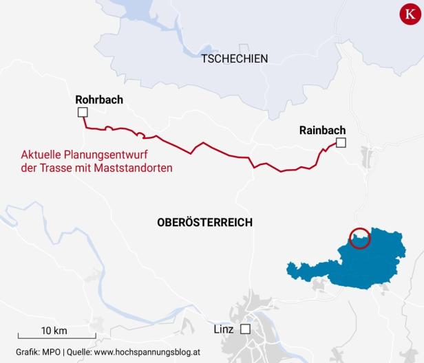 Streit um Stromleitung im Mühlviertel eskaliert: Anzeige gegen Verfahrensleiter