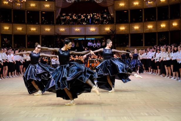 Bei der Opernball-Generalprobe tauchte ein Überraschungsgast auf