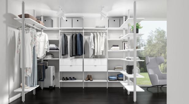 Ein begehbarer Kleiderschrank für jeden Raum: Tipps und Tricks