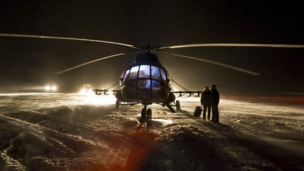 Sojus: Weiche Landung in eisiger Steppe