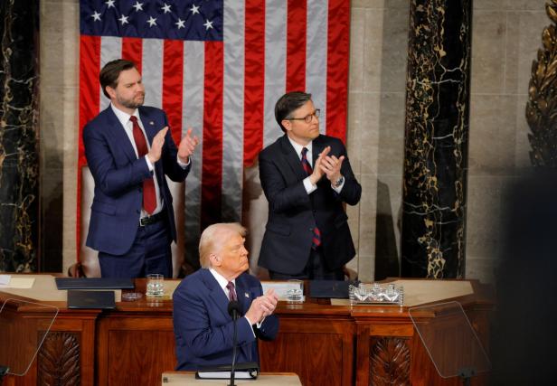 U.S. President Trump delivers a speech to a joint session of Congress U.S. President Trump delivers a speech to a joint session of Congress