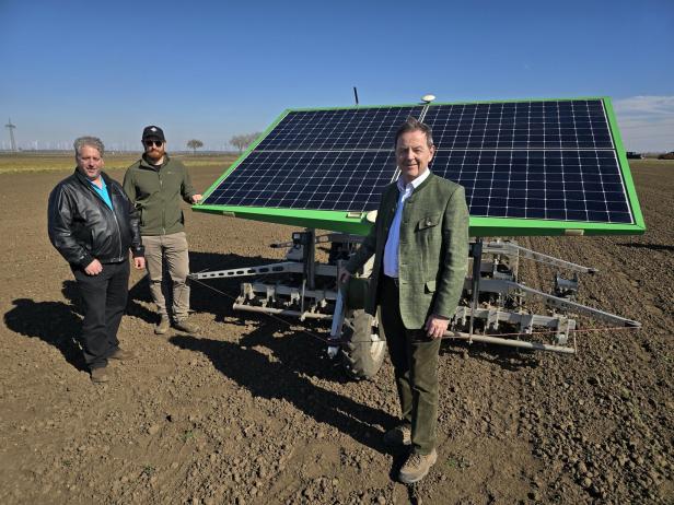 Innovative Landwirtschaft im Burgenland: Mein Kollege, der Feldroboter