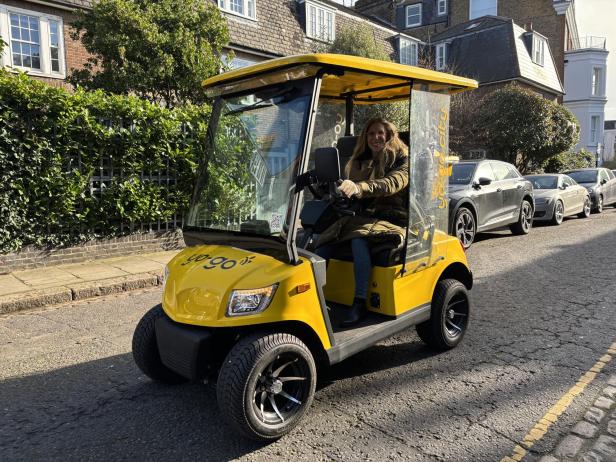 Mit dem Golfbuggy durch London: Ein neues Konzept für die verstopfte Metropole