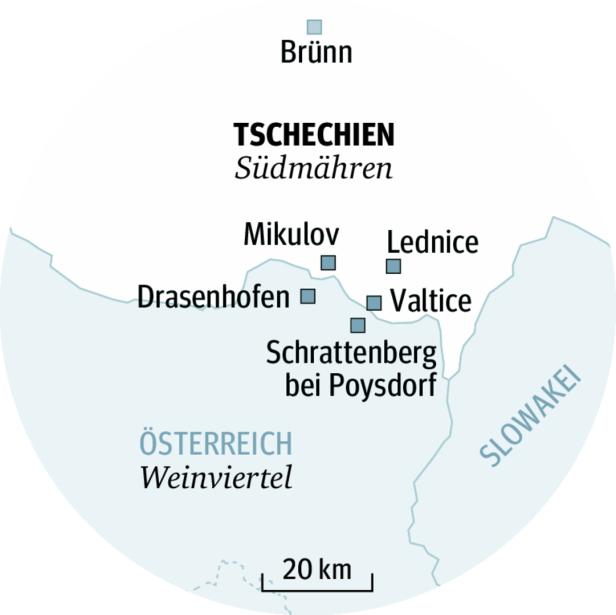 Ausflugstipp Südmähren: Pracht-Schlösser Lednice und Mikulov im Vergleich