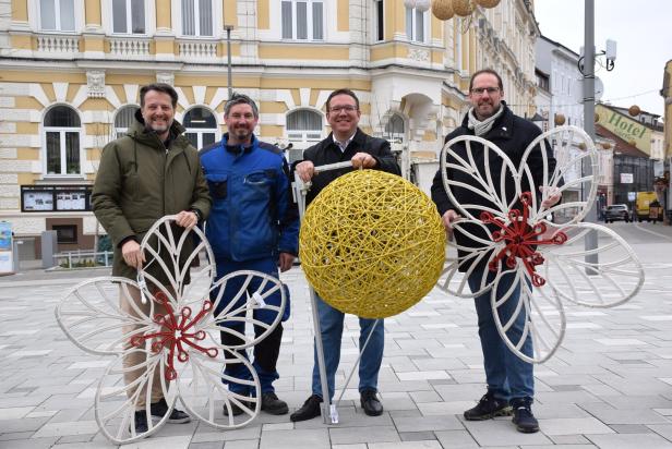 NÖ: Leuchtende Blüten und Schmetterlinge als neue Attraktion in der Innenstadt