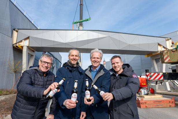 "Bier-Pipeline" liefert 150.000 Liter Gerstensaft am Tag