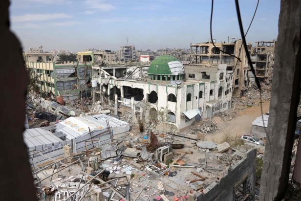 PALESTINIAN-ISRAEL-CONFLICT-MOSQUE Lageverschärfung: Israel ruft zu Evakuierung von Gegend in Nord-Gaza auf