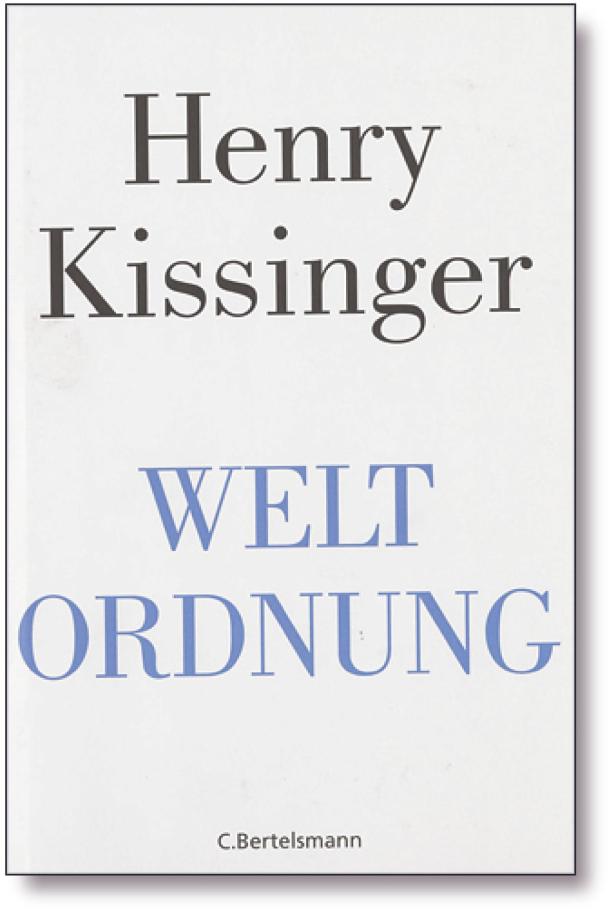Das Cover des Buches „Weltordnung“ von Henry Kissinger.