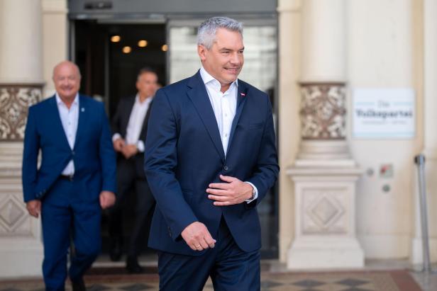 PRESSPOINT DER ÖVP ZUM START DER KANZLER-TOUR "STABILITÄT FÜR ÖSTERREICH": NEHAMMER / STOCKER