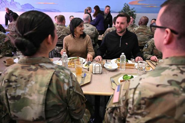 Usha und J.D. Vance besuchten die Pituffik-Basis US-DENMARK-GREENLAND-DIPLOMACY-DEFENSE