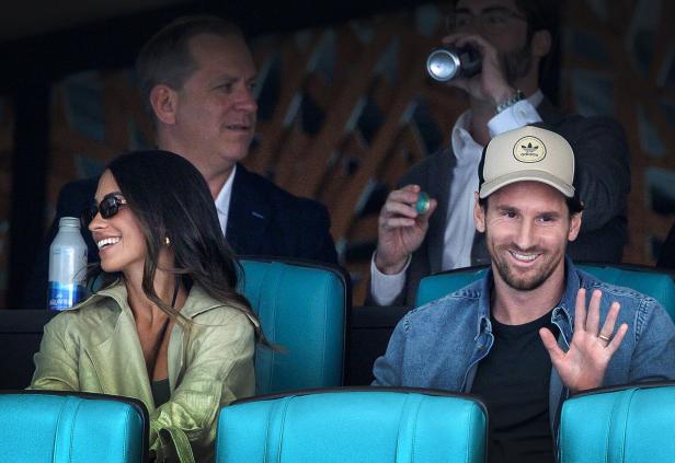 Miami Open tennis tournament Ehre für Djokovic: Der Superstar bekam Besuch von einem anderen Superstar