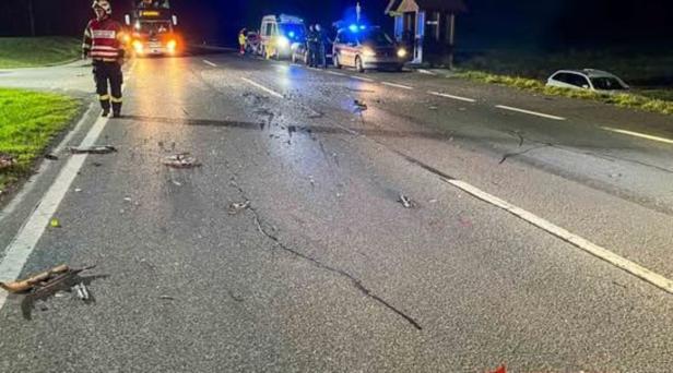 Vier Verletzte bei Kreuzungs-Crash im Burgenland