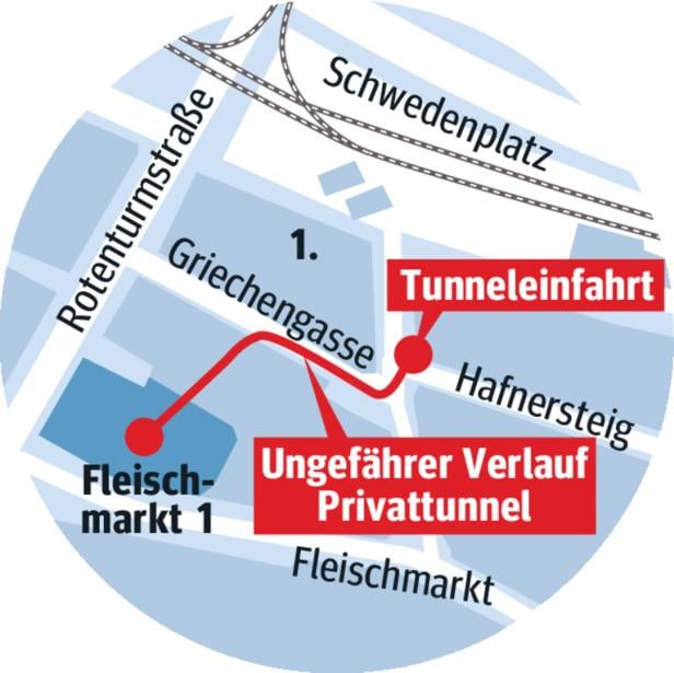 Gut gehütetes Geheimnis gelüftet: Der Privattunnel vom Schwedenplatz