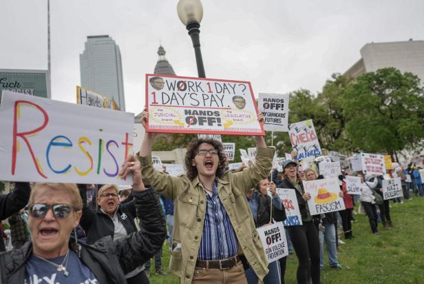 US-DAY-OF-ACTION-PROTESTS-ACROSS-THE-COUNTRY Massen-Proteste gegen US-Präsident Trump: Ist der Widerstand erwacht?
